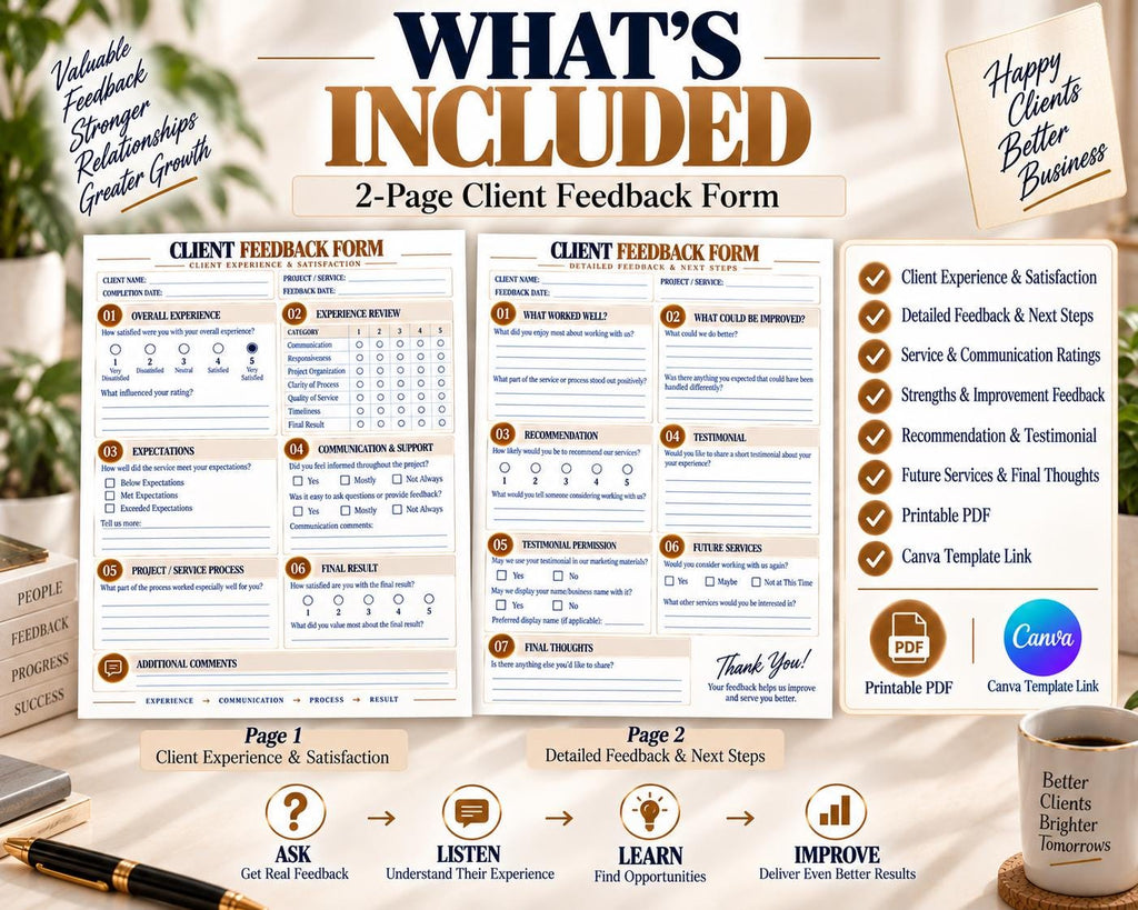 Multi-Page Client Feedback Form — image 10 of 10