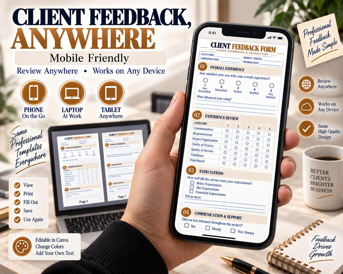 Multi-Page Client Feedback Form — image 8 of 10