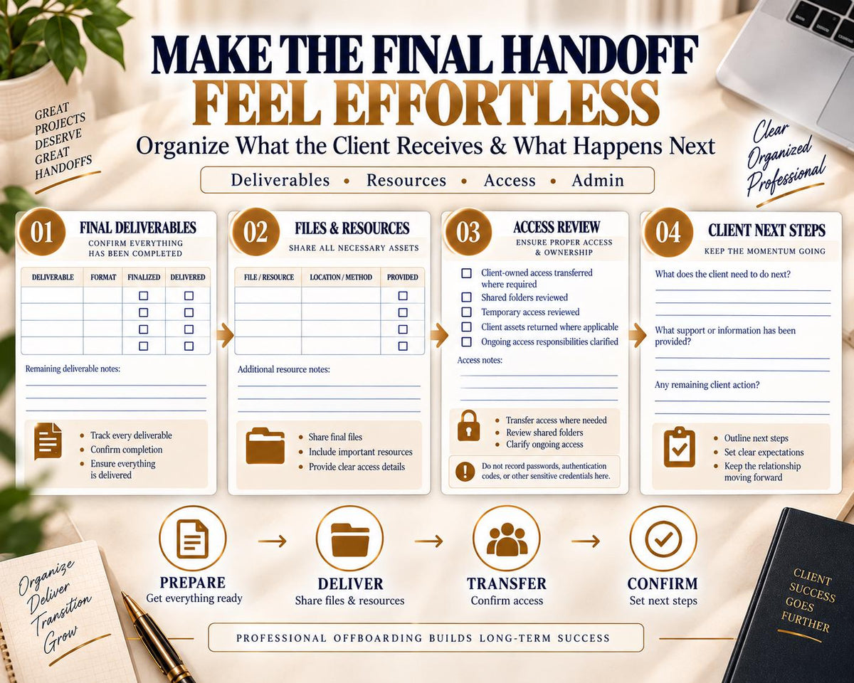 Multi-Page Client Offboarding Checklist — image 5 of 10