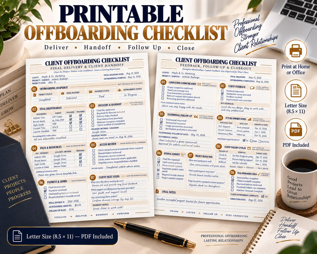 Multi-Page Client Offboarding Checklist — image 7 of 10