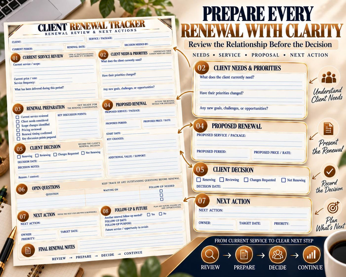 Multi-Page Client Renewal Tracker — image 4 of 10